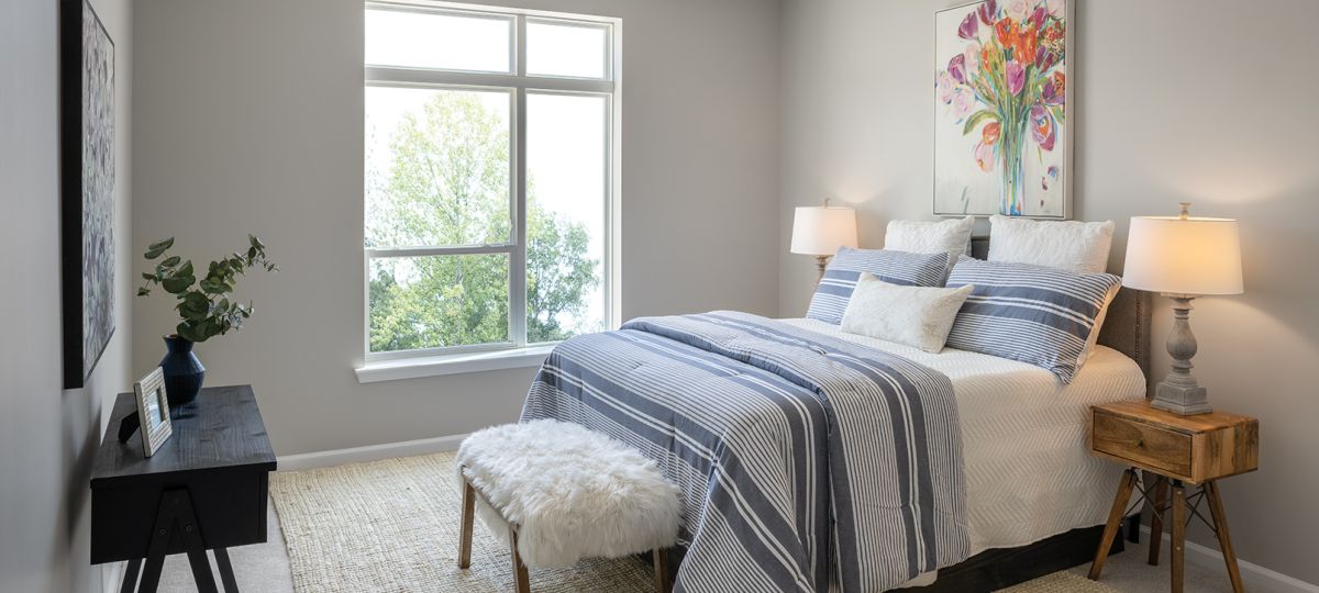 Rutherford room with nice view from window