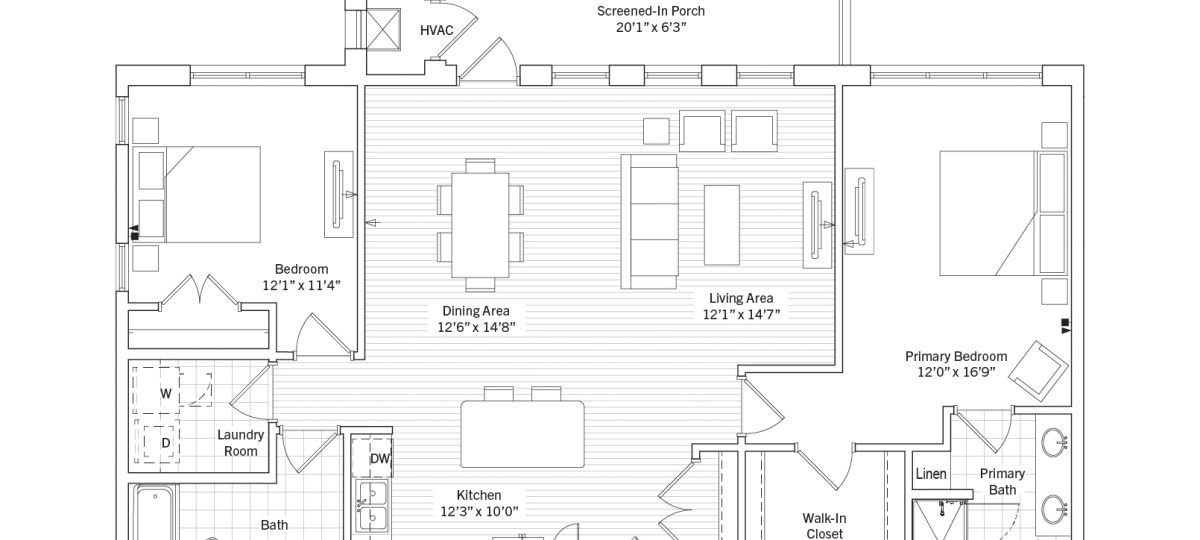 Raleigh 2D floor plan