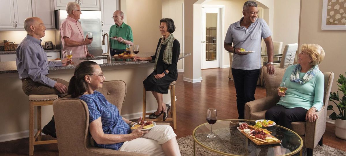 Erickson Senior Living residents mingling