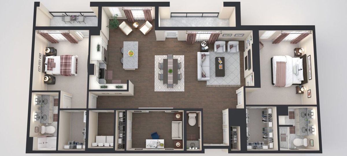 3D floor plan