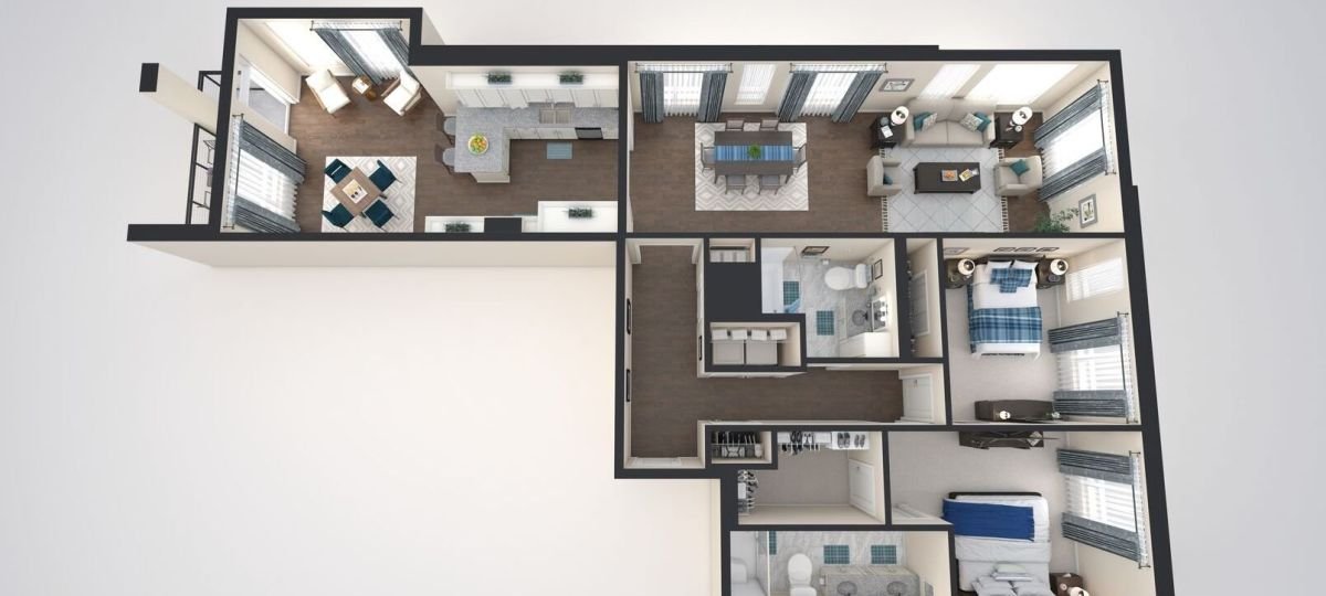 3D floor plan