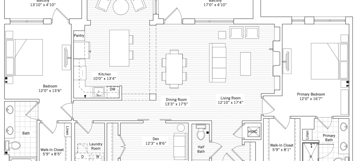 The Waverly floor plan