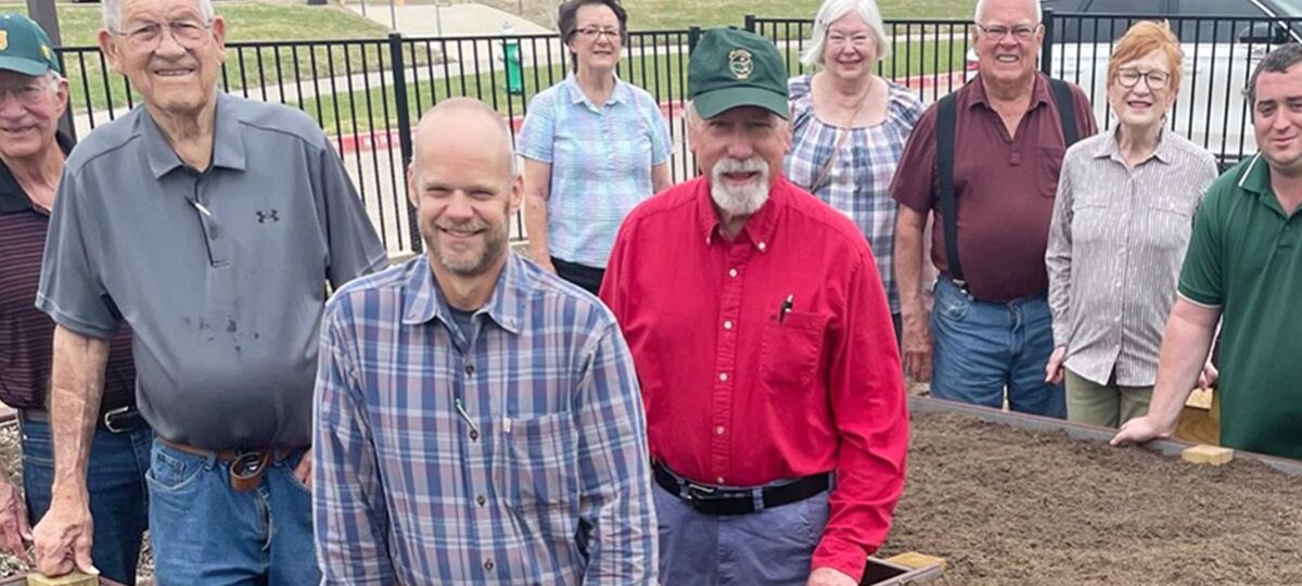 Residents of Highland Springs, the Erickson Senior Living community in North Dallas, enjoy being outdoors and working in their gardens.