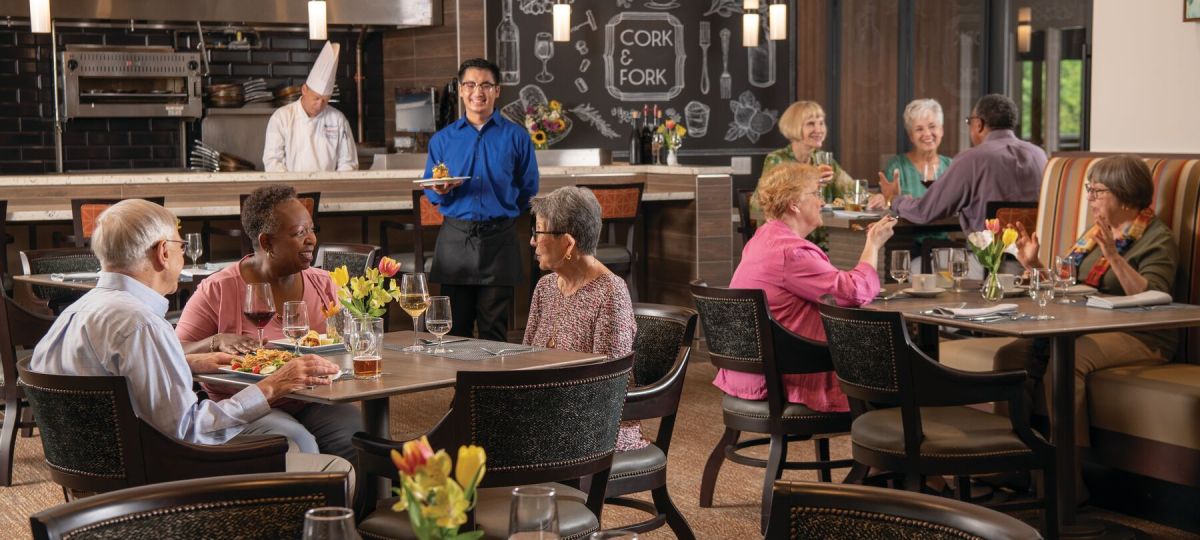 Cork &amp; Fork Restaurant at Greenspring Community