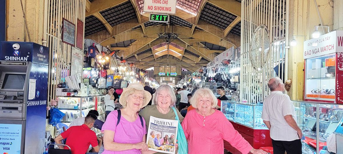Thanks to their maintenance-free Eagle's Trace apartment homes, three residents traveled abroad without stressing over someone collecting mail or watering plants.