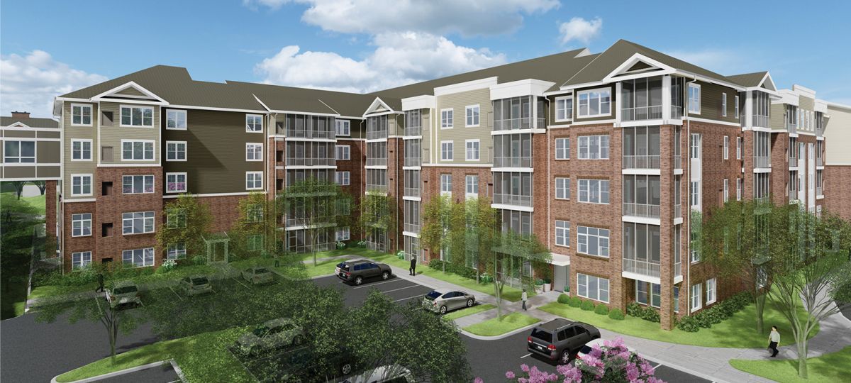 Exterior building conceptual rendering