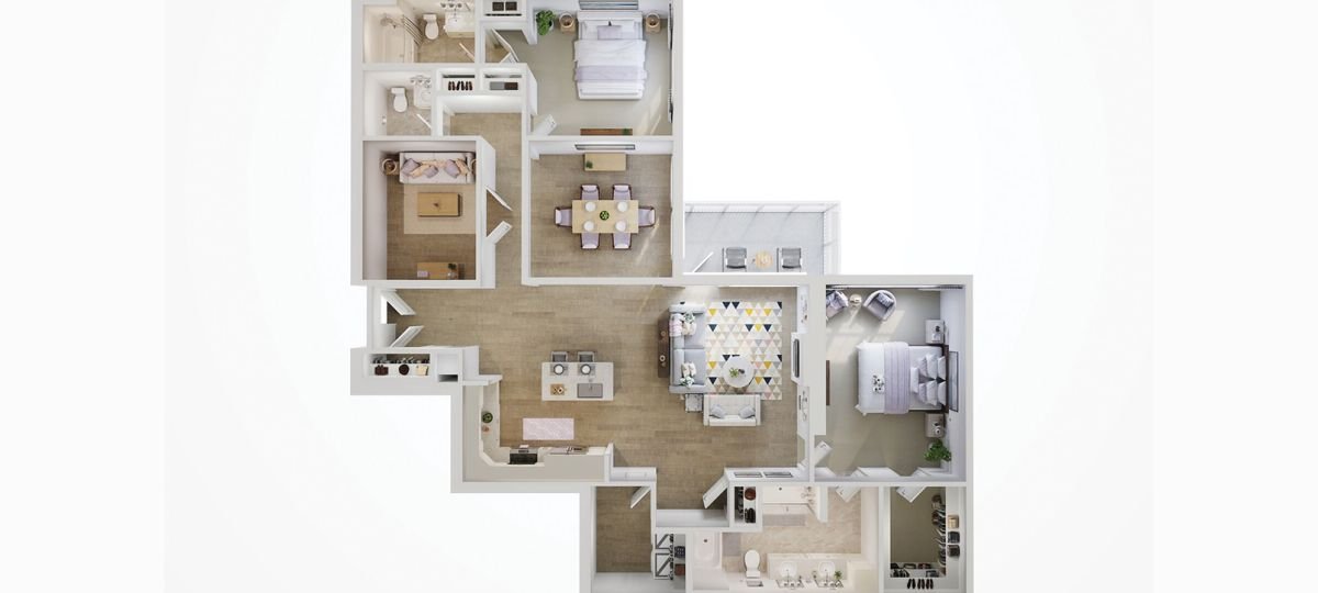 Wilmington 3D floor plan