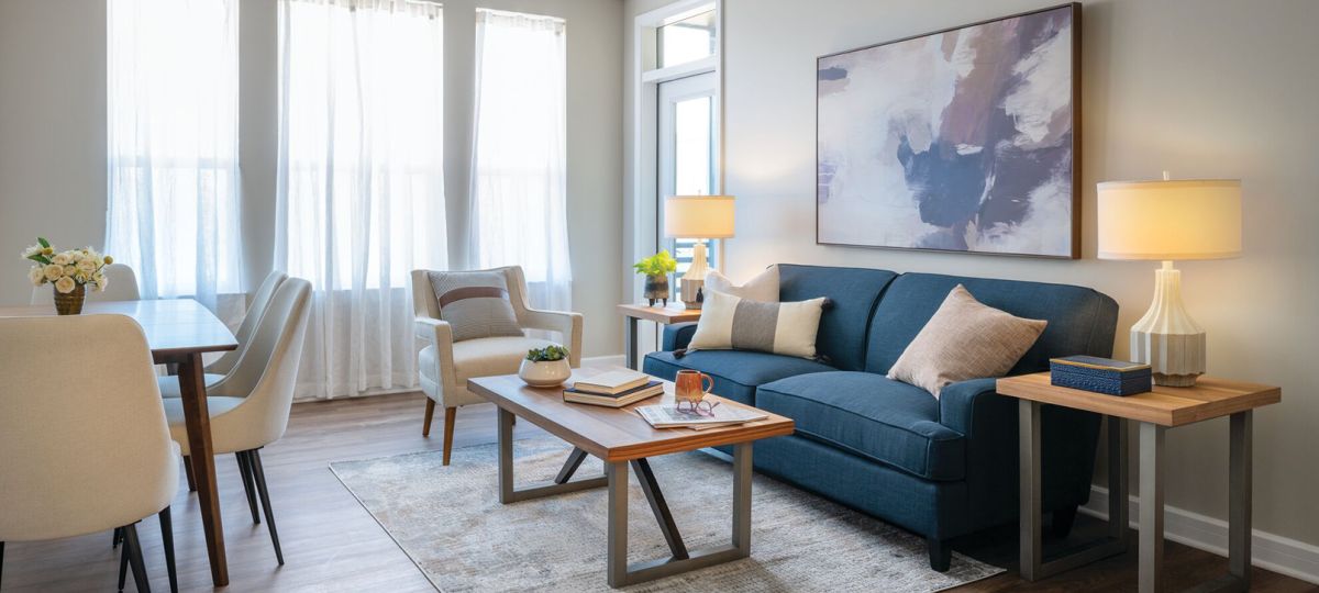 Irvington living area