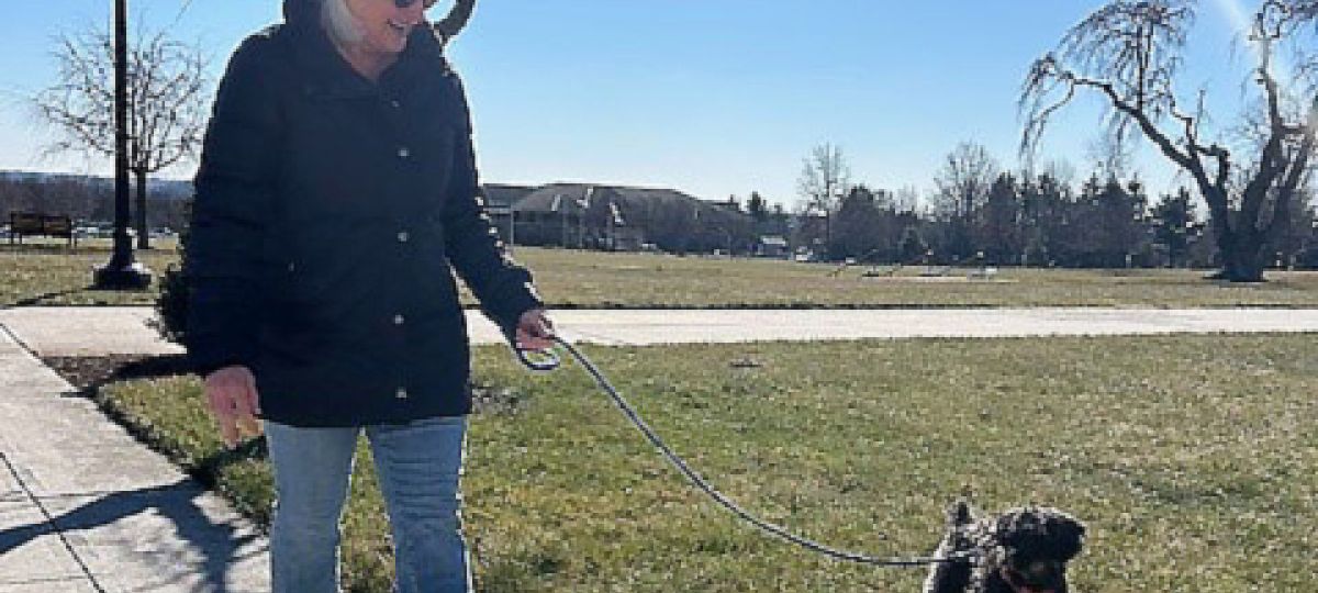 Charlestown resident and her dog