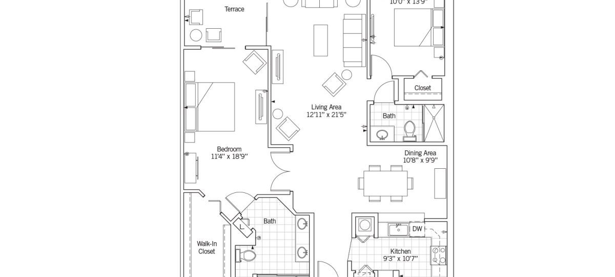 The Flagler floorplan