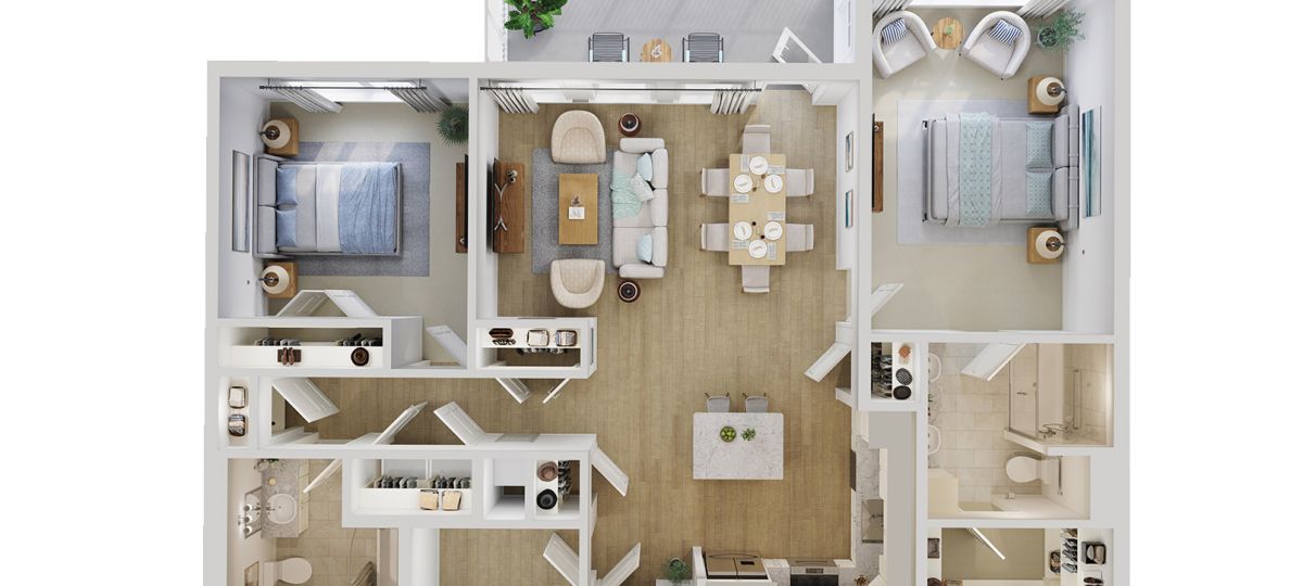 The Pembroke 3D Rendering