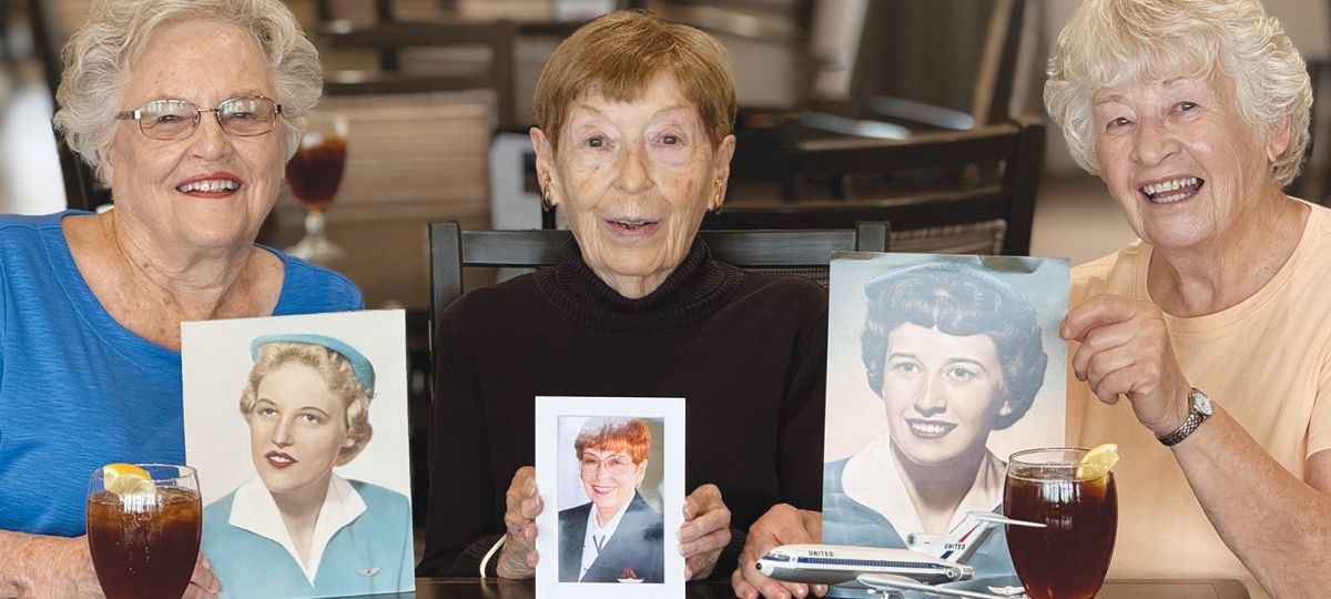 Former Flight Attendants Share Stories from the Friendly Skies at Wind Crest