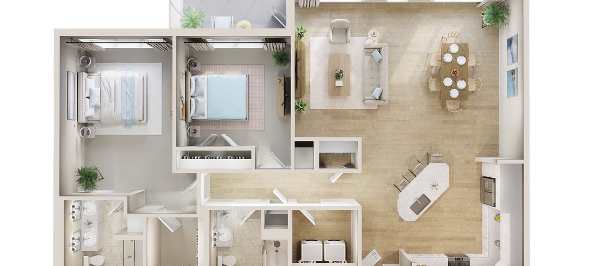 The Rutherford 3D Floorplan