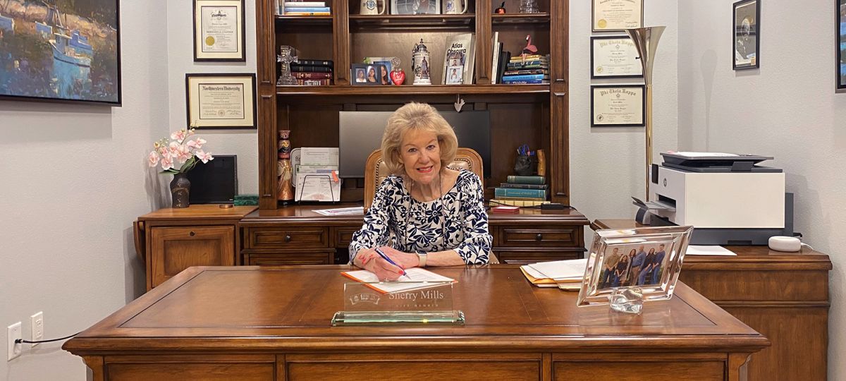 Resident of Eagle's Trace in West Houston enjoys retirement living after a rewarding career.