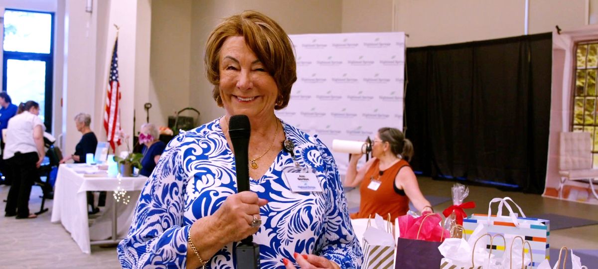 Female residents at Highland Springs, an Erickson Senior Living community in North Dallas, connect over shared experiences, activities.