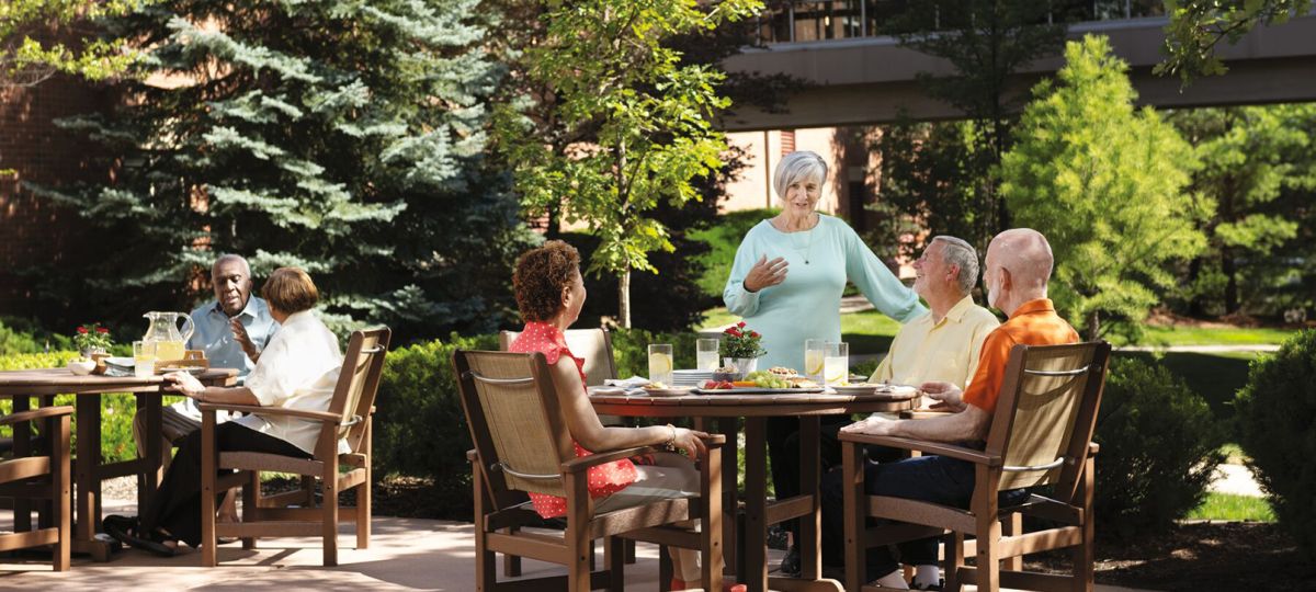Residents of Fox Run in Novi enjoy an array of outdoor activities and amenities.