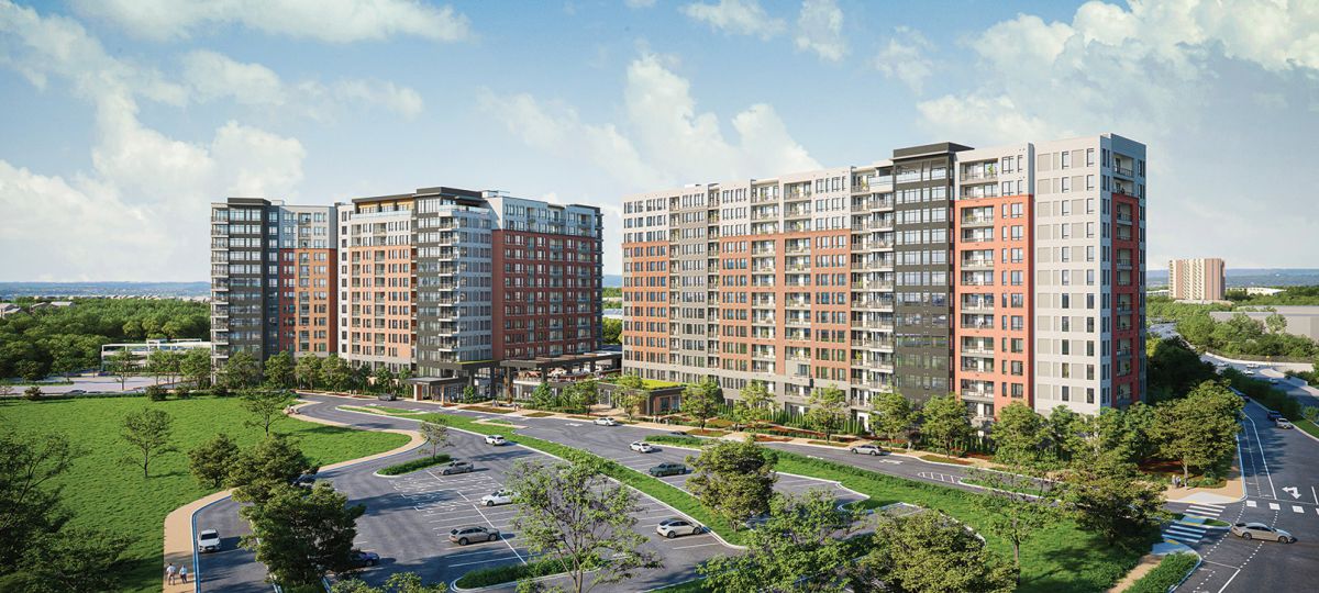 A rendering of The Grandview, the future Erickson Senior Living community under construction in Bethesda, Maryland.