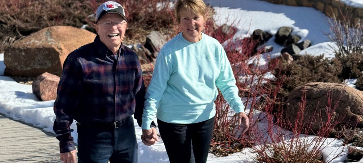 Wind Crest residents Moe and Jeannie Trail