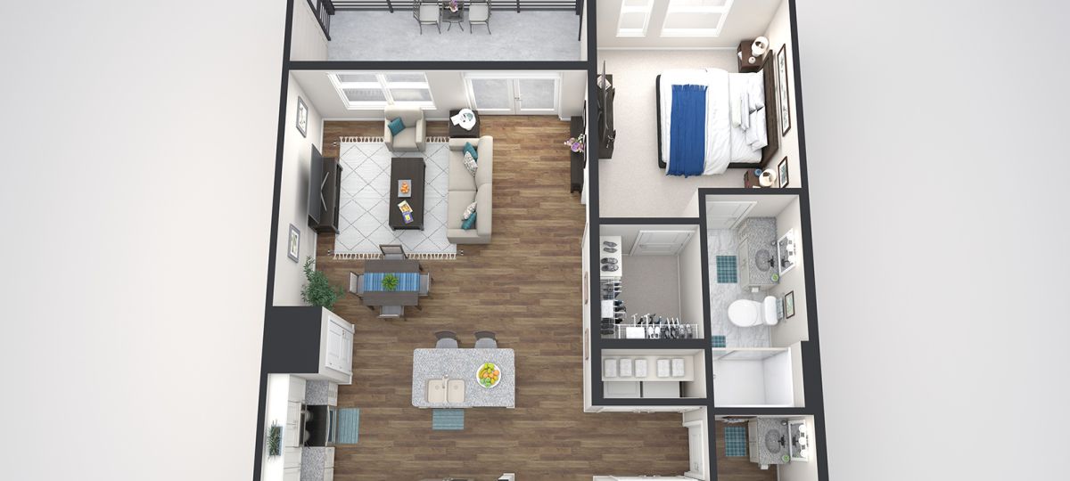The Cranford 3D Floorplan