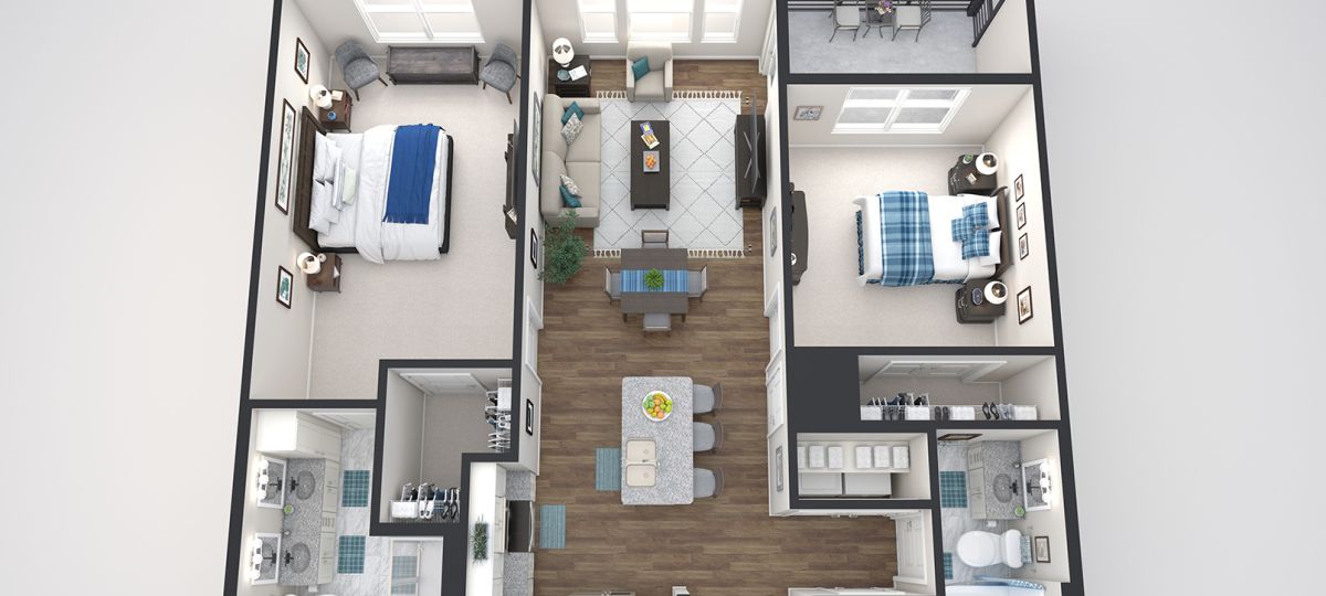 Irvington 3D floorplan