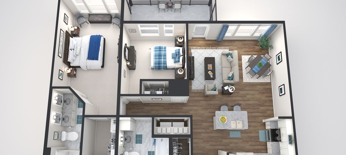 The Northvale 3D Floorplan