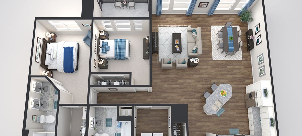 The Rutherford 3D Floorplan