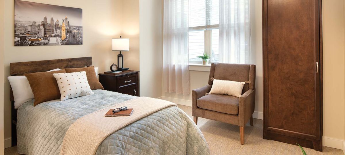 Maris Grove Assisted Living Bedroom
