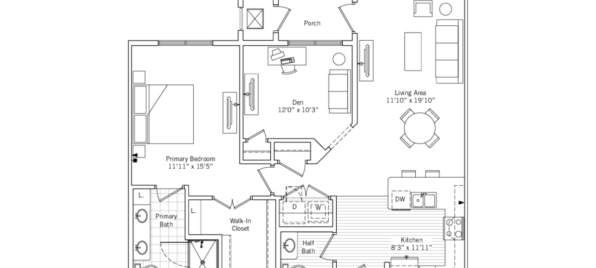 The Denton Floor Plan