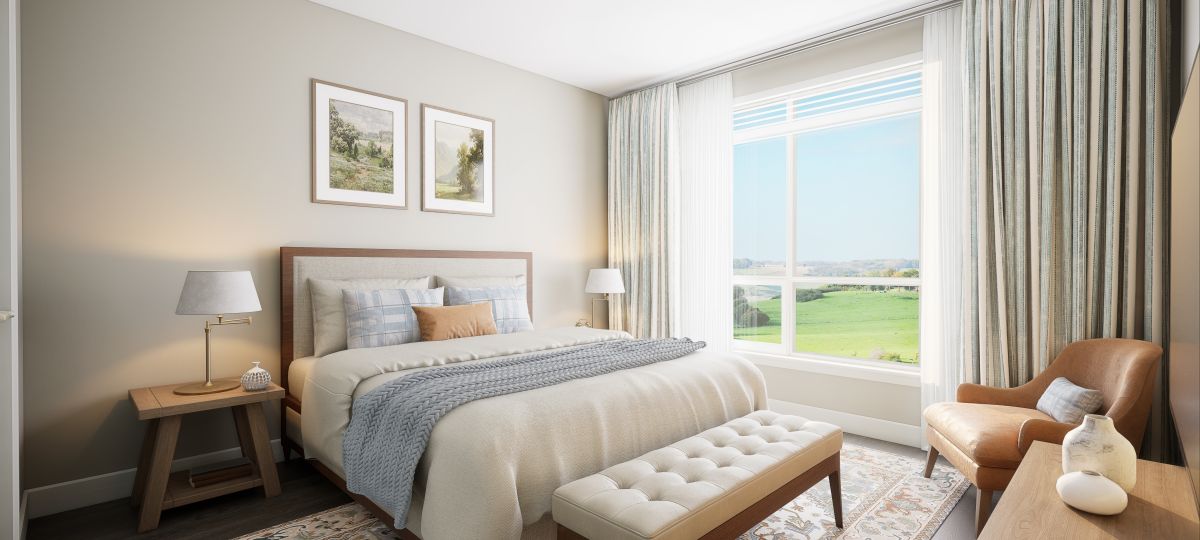 Oxford Hills - One Bedroom With Den - Bedroom