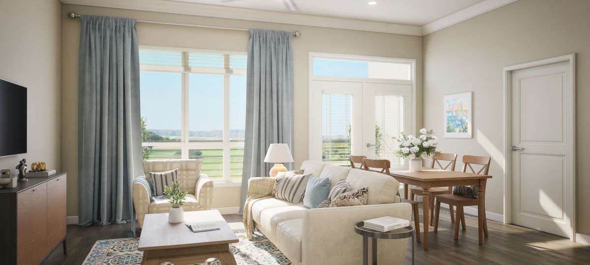 Oxford Hills - One Bedroom - Living Room