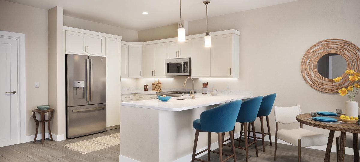 1BR kitchen