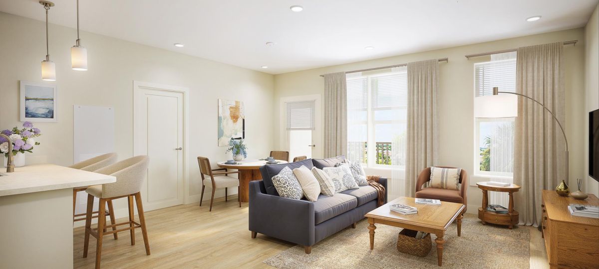 XL 2BR living room