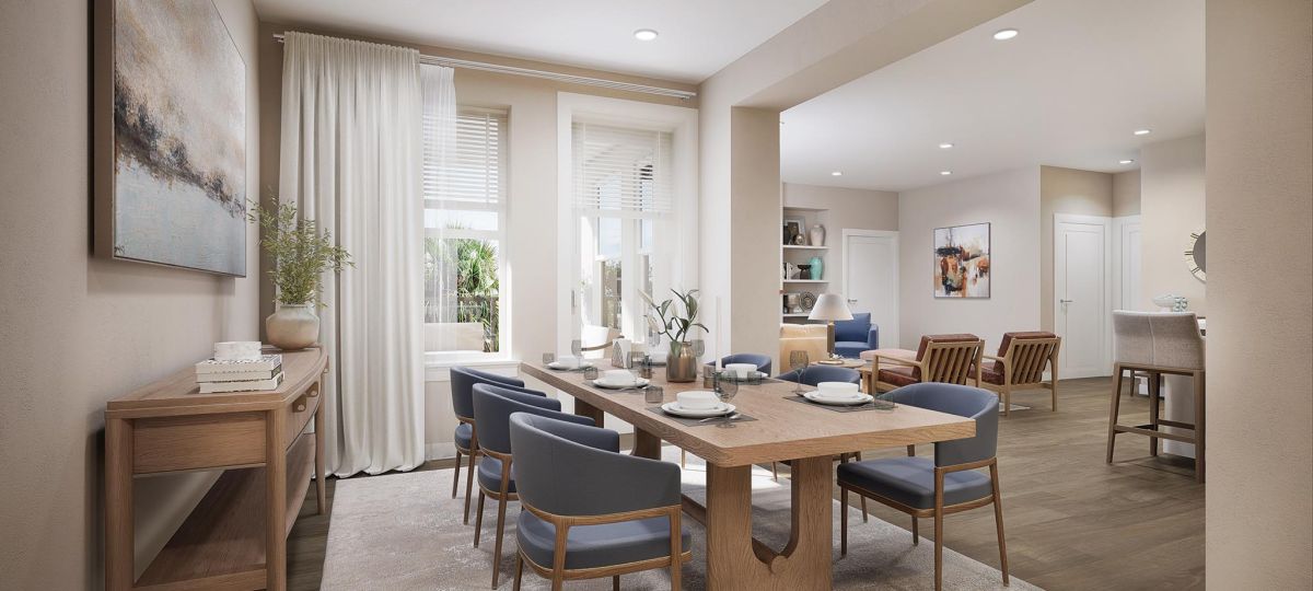 Deluxe 2BR dining room