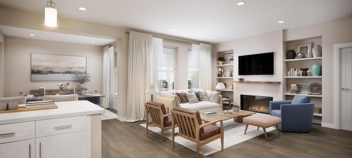 Deluxe 2BR living room