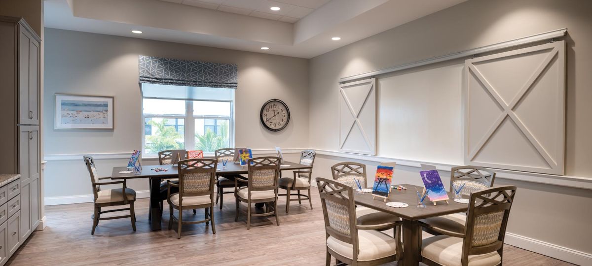 Memory Care dining area