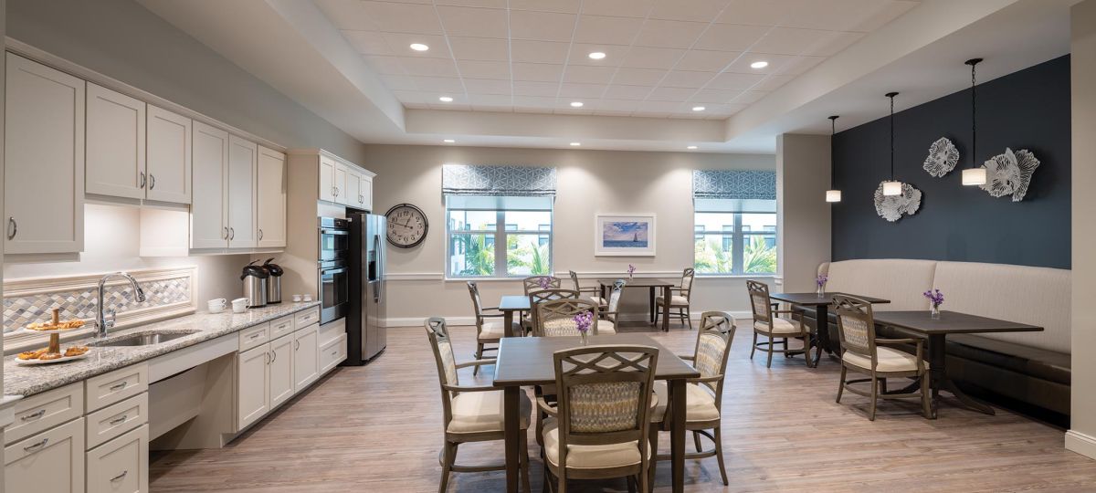 Memory Care dining area
