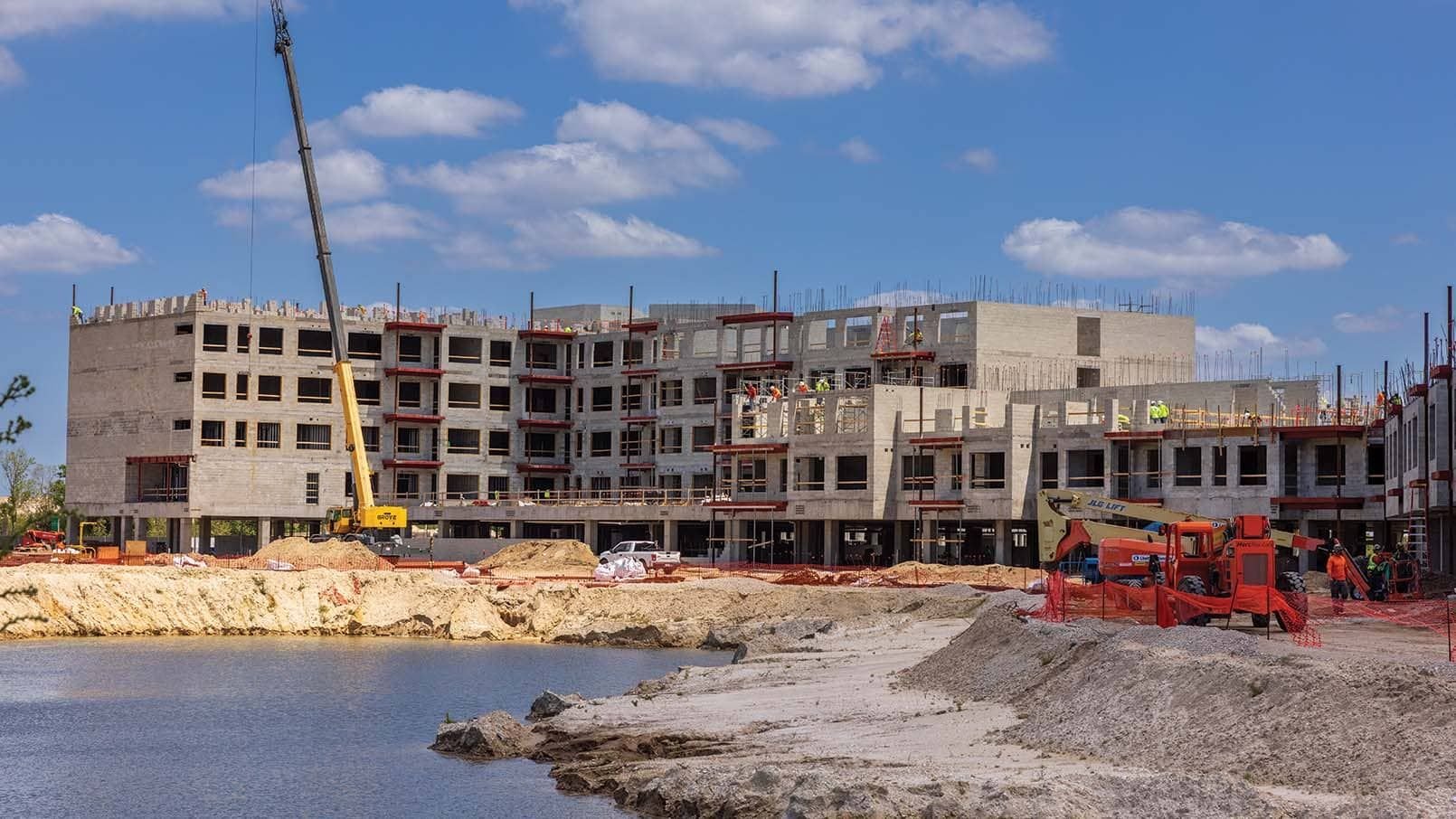 Emerson Lakes facility being constructed