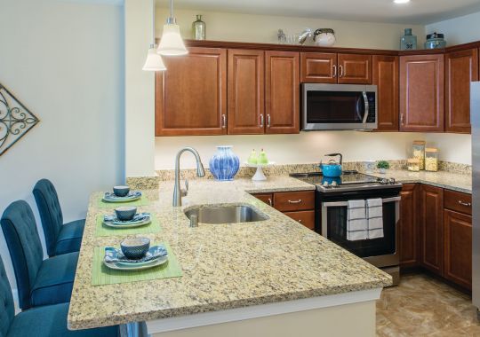 Image of the Brenham kitchen.