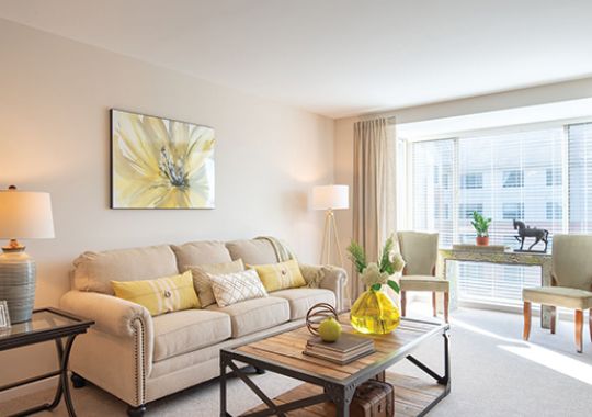 Image of the Bradford living room.