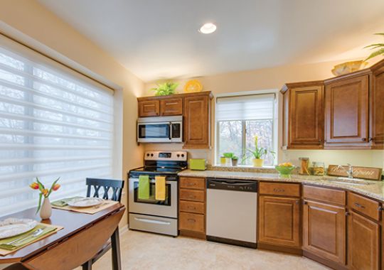 Kitchen in the Jackson apartment home.