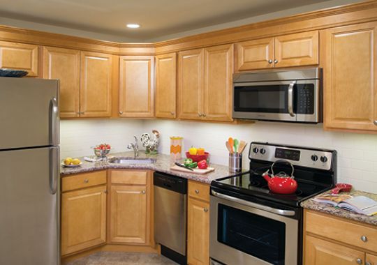 Kitchen in the Hastings apartment home.