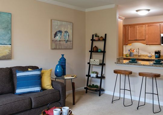 Image of the Brighton living area.