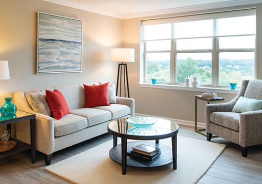 Image of the Harrison living room.