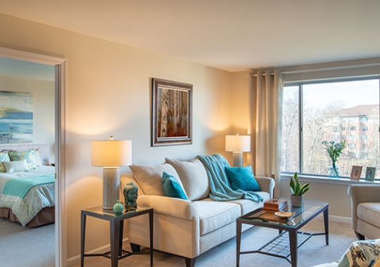 Image of the Gilbert living room.