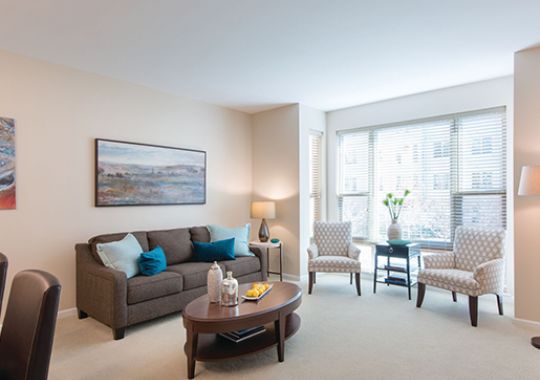 Image of the Bradford living room.