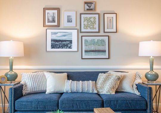 Image of the Gibson living room.