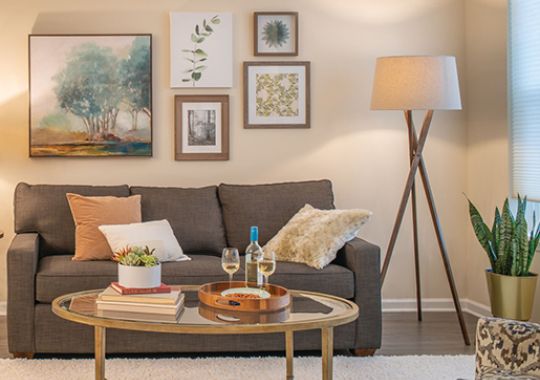 Image of the Wilson living room.