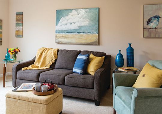 Image of the Brighton living room.