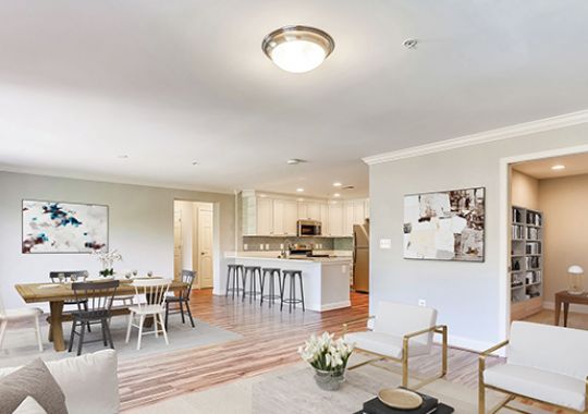 Image of the Stratford open floor plan.
