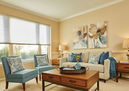 Image of the Dover living room.